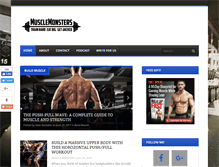 Tablet Screenshot of musclemonsters.com